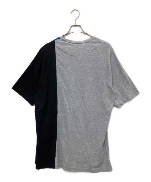 DSQUARED2（ディースクエアード）DSQUARED2 (ディースクエアード) 再構築Tシャツ グレー×ブルー サイズ:Mの古着・服飾アイテム