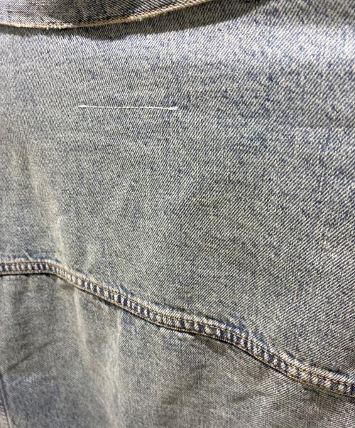 MM6 Maison Margiela（エムエムシックスメゾンマルジェラ）MM6 Maison Margiela (エムエムシックスメゾンマルジェラ) 再構築ドッキングデニムジャケット インディゴ サイズ:48の古着・服飾アイテム