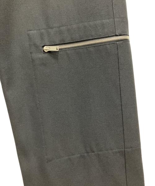 JIL SANDER（ジルサンダー）JIL SANDER (ジルサンダー) ジップワークトラウザーズ ブラック サイズ:48の古着・服飾アイテム