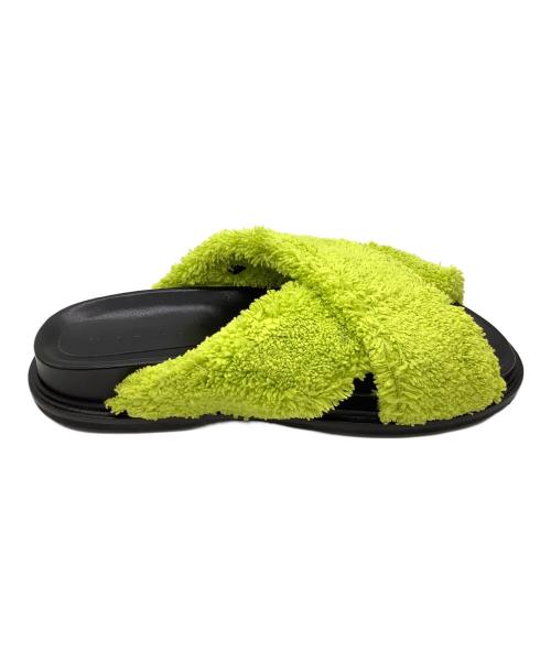 MARNI（マルニ）MARNI (マルニ) Terry Slider グリーン×ブラック サイズ:41の古着・服飾アイテム