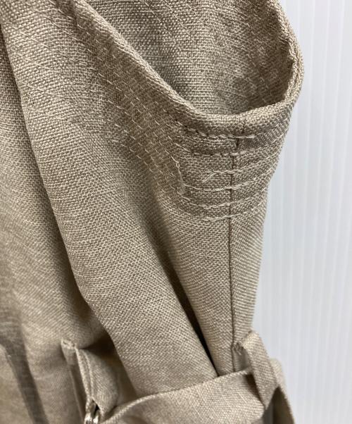 PUBLIC TOKYO（パブリックトウキョウ）PUBLIC TOKYO (パブリックトウキョウ) ロングジレ カーキ サイズ:Freeの古着・服飾アイテム