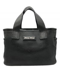 中古・古着通販】BALLY (バリー) クロコ型押しハンドバッグ ブラック