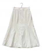 martiniqueマルティニーク）の古着「バックゴムフレアスカート」｜アイボリー