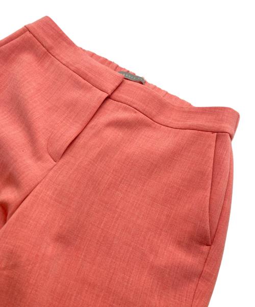 theory luxe（セオリーリュクス）theory luxe (セオリーリュクス) COSIMO PELIN 裾スリットパンツ ピンク サイズ:SIZE 38の古着・服飾アイテム