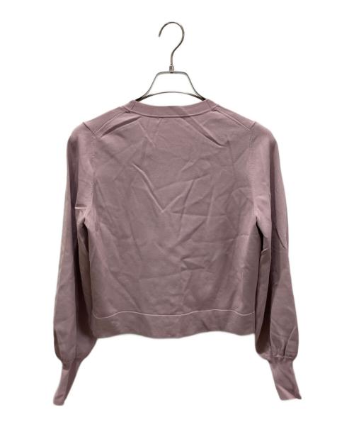 ANAYI（アナイ）ANAYI (アナイ) アソート釦キーネック カーディガン ピンク サイズ:38の古着・服飾アイテム