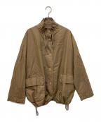 ADIEU TRISTESSEアデュートリステス）の古着「ウェザークロススタンドカラーブルゾン」｜カーキ