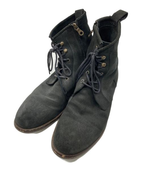 glamb（グラム）glamb (グラム) サイドジップスウェードブーツ ブラック サイズ:2の古着・服飾アイテム