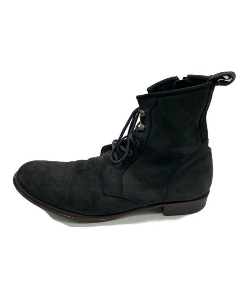 glamb（グラム）glamb (グラム) サイドジップスウェードブーツ ブラック サイズ:2の古着・服飾アイテム