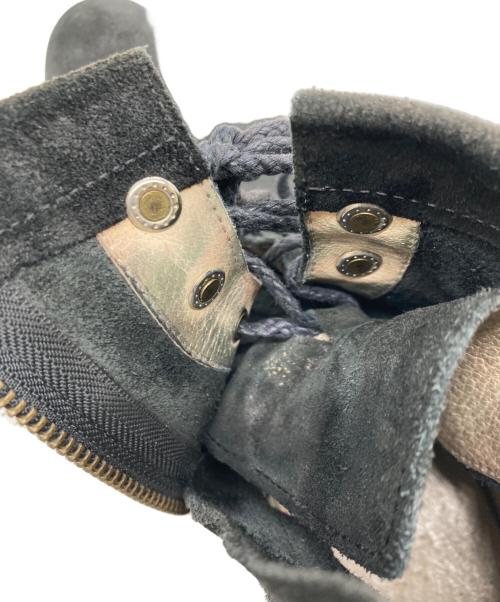 glamb（グラム）glamb (グラム) サイドジップスウェードブーツ ブラック サイズ:2の古着・服飾アイテム