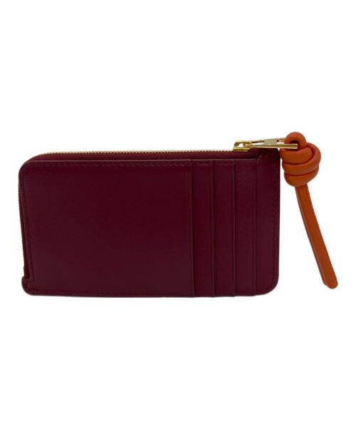 LOEWE（ロエベ）LOEWE (ロエベ) ノット コインカードホルダー パープルの古着・服飾アイテム
