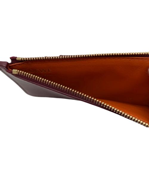 LOEWE（ロエベ）LOEWE (ロエベ) ノット コインカードホルダー パープルの古着・服飾アイテム