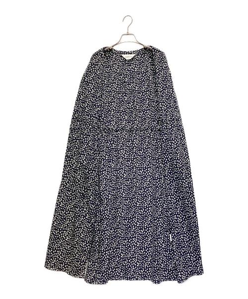 SOEJU（ソージュ）SOEJU (ソージュ) レオパード柄ワンピース ネイビー サイズ:FREEの古着・服飾アイテム