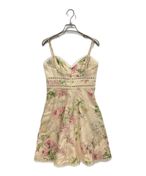 ZIMMERMANN（ジマーマン）ZIMMERMANN (ジマーマン) キャミソールワンピース ベージュの古着・服飾アイテム