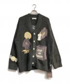 GELATO PIQUE HOMMEジェラートピケ オム）の古着「ベビモコキャットJQDカーディガン」｜チャコールグレー