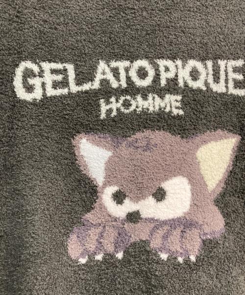 GELATO PIQUE HOMME（ジェラートピケ オム）GELATO PIQUE HOMME (ジェラートピケ オム) ベビモコキャットJQDカーディガン チャコールグレー サイズ:L 未使用品の古着・服飾アイテム