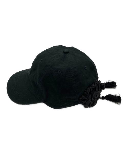 TANAKADAISUKE（タナカダイスケ）TANAKADAISUKE (タナカダイスケ) STUDIOUS (ステュディオス) チャイナリボンキャップ ブラック サイズ:Free 未使用品の古着・服飾アイテム