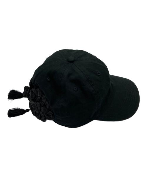 TANAKADAISUKE（タナカダイスケ）TANAKADAISUKE (タナカダイスケ) STUDIOUS (ステュディオス) チャイナリボンキャップ ブラック サイズ:Free 未使用品の古着・服飾アイテム