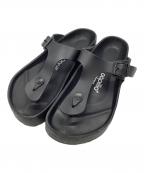 papillioパピリオ）の古着「GIZEH FLEX PLATFORM サンダル」｜ブラック