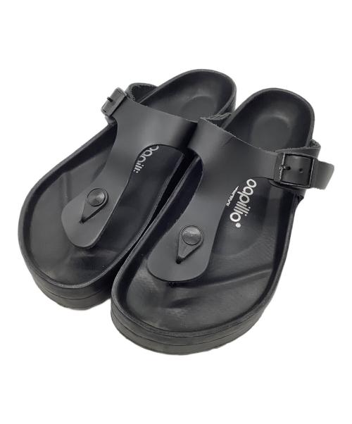 papillio（パピリオ）papillio (パピリオ) GIZEH FLEX PLATFORM サンダル ブラック サイズ:23の古着・服飾アイテム