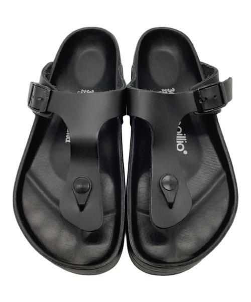 papillio（パピリオ）papillio (パピリオ) GIZEH FLEX PLATFORM サンダル ブラック サイズ:23の古着・服飾アイテム