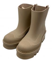 Chloe（クロエ）の古着「ラバーレインブーツ」｜ベージュ