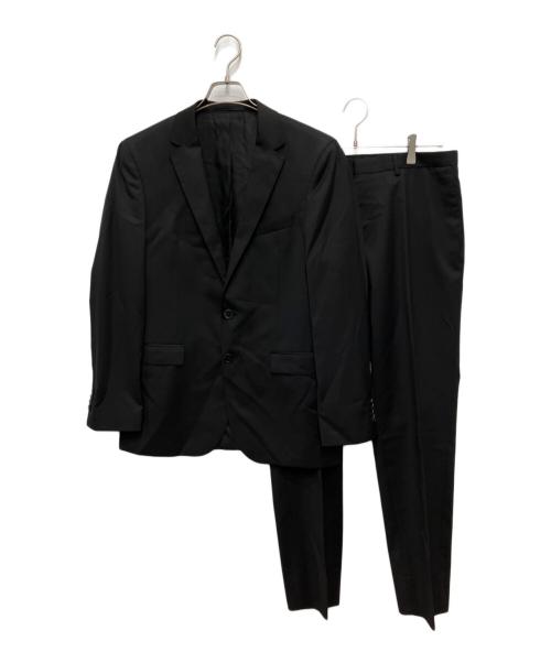 BOSS HUGO BOSS（ボス ヒューゴボス）BOSS HUGO BOSS (ボス ヒューゴボス) セットアップスーツ ブラック サイズ:48&50の古着・服飾アイテム