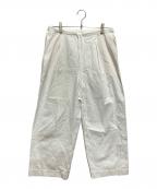 BEARDSLEYビアズリー）の古着「ドロストチノパンツ」｜ホワイト