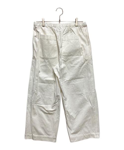 BEARDSLEY（ビアズリー）BEARDSLEY (ビアズリー) ドロストチノパンツ ホワイト サイズ:FREEの古着・服飾アイテム