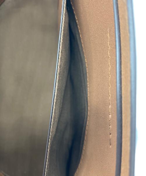 ORSETTO（オルセット）ORSETTO (オルセット) レザーハンドバッグ ブラウンの古着・服飾アイテム