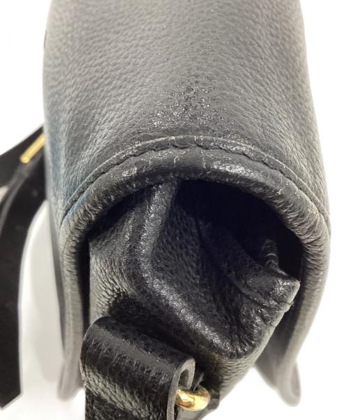 Yves Saint Laurent（イヴサンローラン）Yves Saint Laurent (イヴサンローラン) カサンドラロゴステッチショルダーバッグ ブラックの古着・服飾アイテム