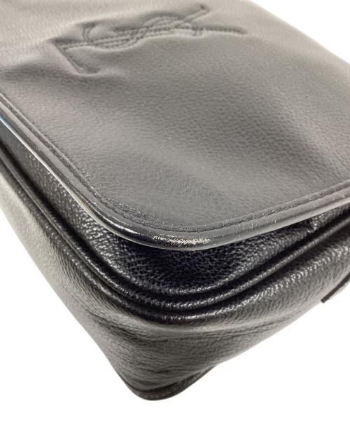 Yves Saint Laurent（イヴサンローラン）Yves Saint Laurent (イヴサンローラン) カサンドラロゴステッチショルダーバッグ ブラックの古着・服飾アイテム