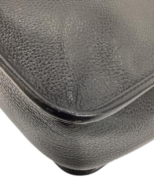 Yves Saint Laurent（イヴサンローラン）Yves Saint Laurent (イヴサンローラン) カサンドラロゴステッチショルダーバッグ ブラックの古着・服飾アイテム