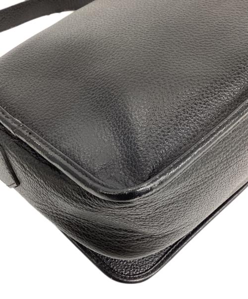 Yves Saint Laurent（イヴサンローラン）Yves Saint Laurent (イヴサンローラン) カサンドラロゴステッチショルダーバッグ ブラックの古着・服飾アイテム