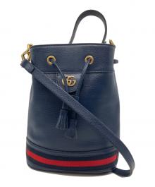 GUCCI（グッチ）の古着「オフィディア スモール バケットバッグ」｜ネイビー