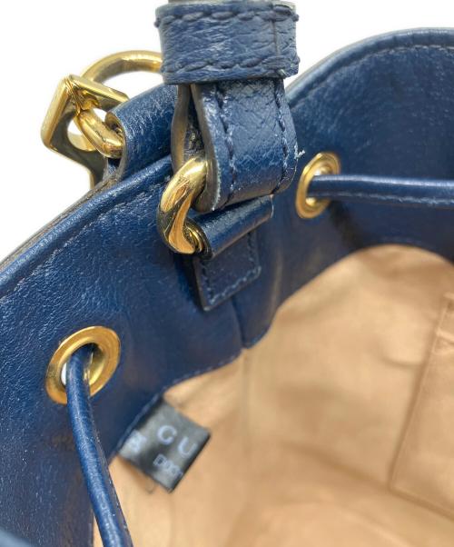GUCCI（グッチ）GUCCI (グッチ) オフィディア スモール バケットバッグ ネイビーの古着・服飾アイテム