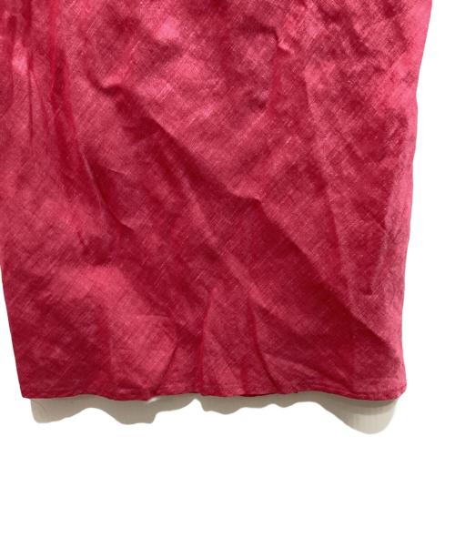 GALERIE VIE（ギャルリーヴィー）GALERIE VIE (ギャルリーヴィー) リネンポプリン イージーワイドパンツ ピンク サイズ:36の古着・服飾アイテム