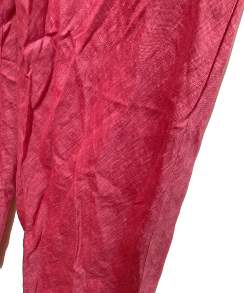 GALERIE VIE（ギャルリーヴィー）GALERIE VIE (ギャルリーヴィー) リネンポプリン イージーワイドパンツ ピンク サイズ:36の古着・服飾アイテム