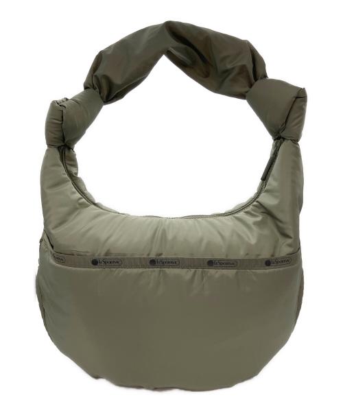 LeSportsac（レスポートサック）LeSportsac (レスポートサック) JOURNAL STANDARD (ジャーナルスタンダード) 別注SHEEN ZIP HOBO バルティックシー バッグ カーキの古着・服飾アイテム