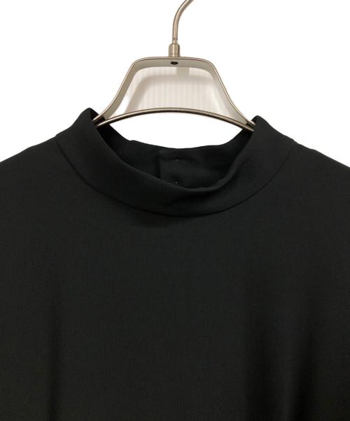 BEAUTY&YOUTH（ビューティーアンドユース）BEAUTY&YOUTH (ビューティーアンドユース) ダブルクロススタンドカラーノースリーブフレアドレス ブラック サイズ:M 未使用品の古着・服飾アイテム