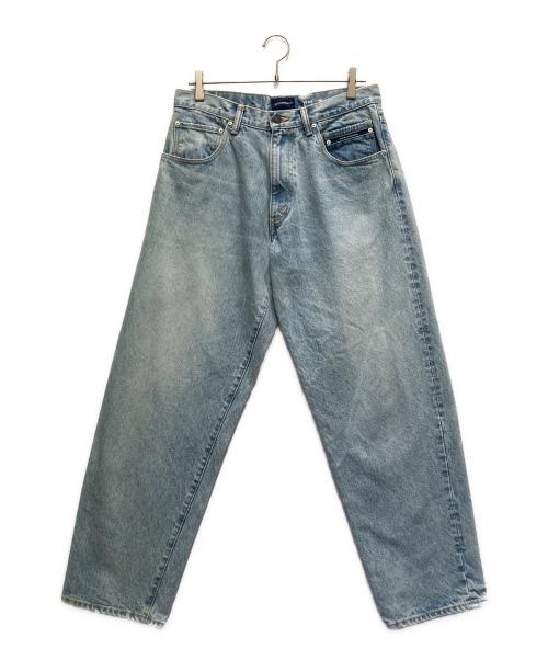 DESCENDANT（ディセンダント）DESCENDANT (ディセンダント) 1995 DENIM TROUSERS BUGGY ブルー サイズ:２の古着・服飾アイテム