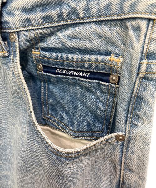 DESCENDANT（ディセンダント）DESCENDANT (ディセンダント) 1995 DENIM TROUSERS BUGGY ブルー サイズ:２の古着・服飾アイテム