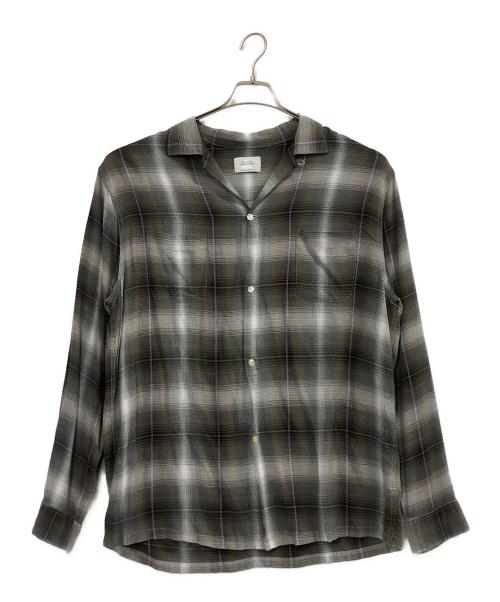 TOWN CRAFT（タウンクラフト）TOWN CRAFT (タウンクラフト) 60'S 復刻ループカラーシャツ グリーン サイズ:Mの古着・服飾アイテム