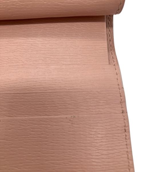 GUCCI（グッチ）GUCCI (グッチ) スクリプトミニウォレット ピンクの古着・服飾アイテム