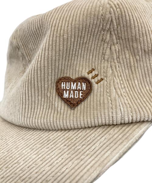 HUMAN MADE（ヒューマンメイド）HUMAN MADE (ヒューマンメイド) コーデュロイキャップ ベージュ サイズ:-の古着・服飾アイテム