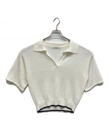 JOURNAL STANDARD relume（ジャーナルスタンダード レリューム）の古着「スキッパー襟付きニット」｜ホワイト