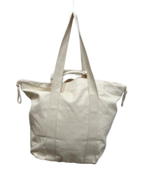 marimekko（マリメッコ）marimekko (マリメッコ) Mono City Tote トートバッグ アイボリーの古着・服飾アイテム