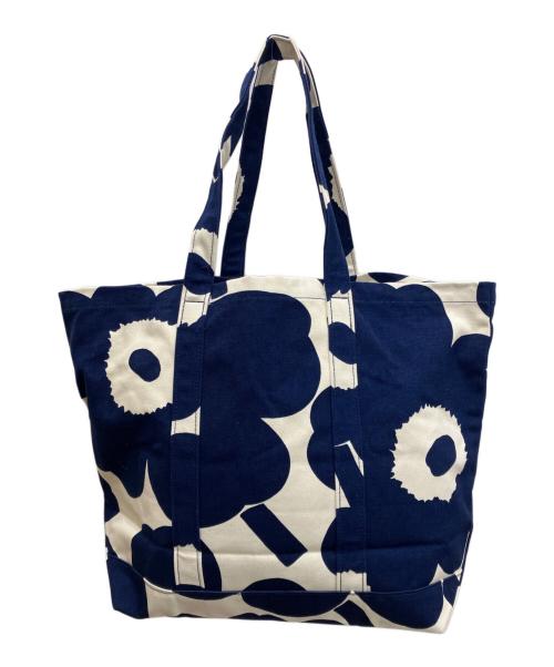 marimekko（マリメッコ）marimekko (マリメッコ) PERUSKASSI UNIKKO トートバッグ ブルーの古着・服飾アイテム