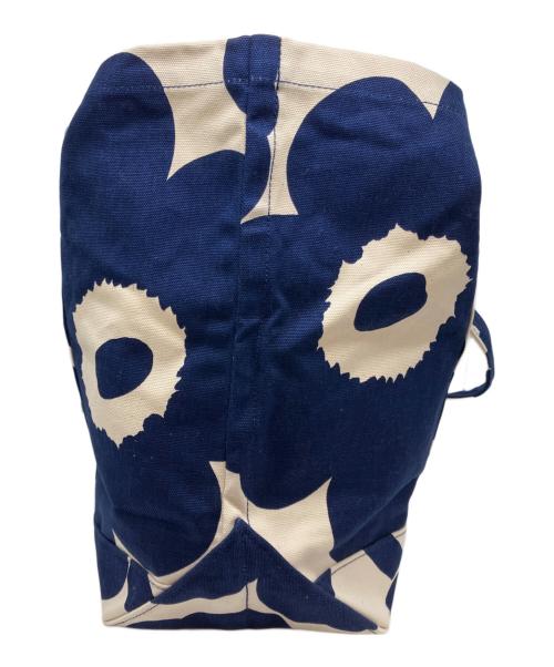 marimekko（マリメッコ）marimekko (マリメッコ) PERUSKASSI UNIKKO トートバッグ ブルーの古着・服飾アイテム