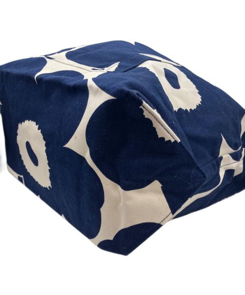 marimekko（マリメッコ）marimekko (マリメッコ) PERUSKASSI UNIKKO トートバッグ ブルーの古着・服飾アイテム