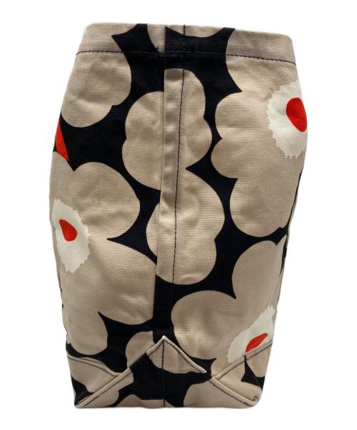 marimekko（マリメッコ）marimekko (マリメッコ)  pieni unikko peruskassi トートバッグ ベージュの古着・服飾アイテム